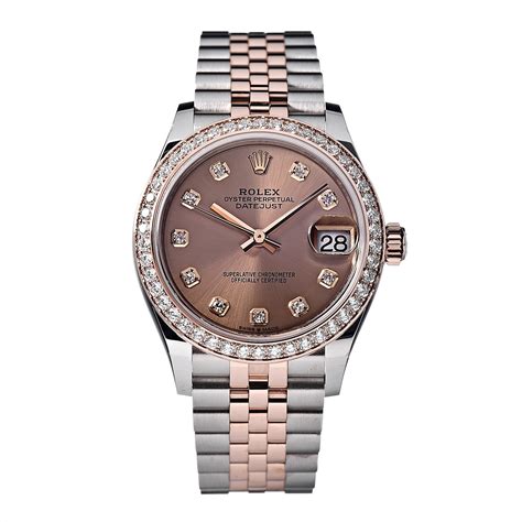 rolex ladies datejust rose gold ladies|female rolex oyster perpetual datejust.